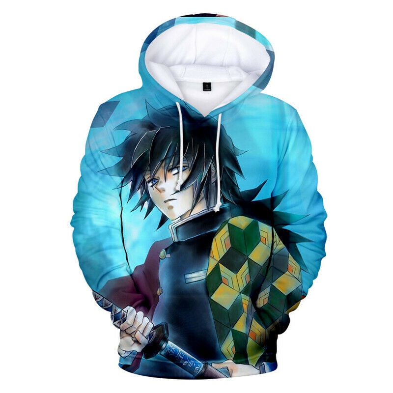 Áo Khoác Hoodie In Hình Anime Demon Slayer: Kimetsu no Yaiba