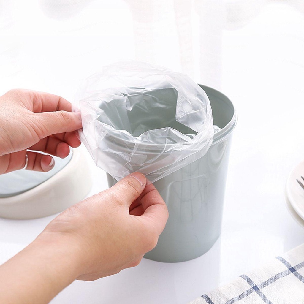 Thùng Rác Mini Để Bàn Có Nắp Đậy Sáng Tạo Cho Nhà Bếp