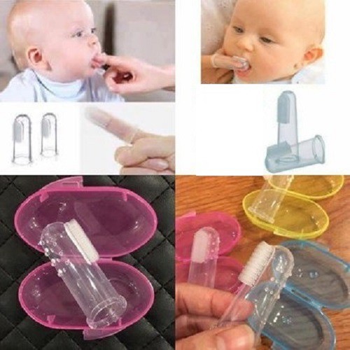[ Gía siêu rẻ ] DỤNG CỤ ĐÁNH RĂNG VÀ CỌ TƯA LƯỠI CHO BÉ