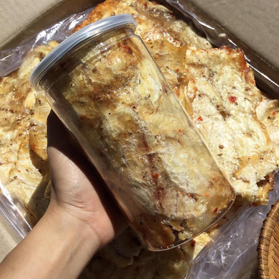 KHÔ CÁ THIỀU MIẾNG THƠM NGON Đặc sản miền Trung hũ 250gr