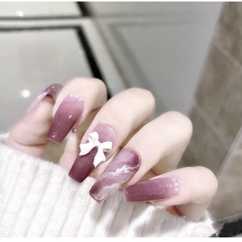 Bộ 24 móng tay đẹp sang trong
