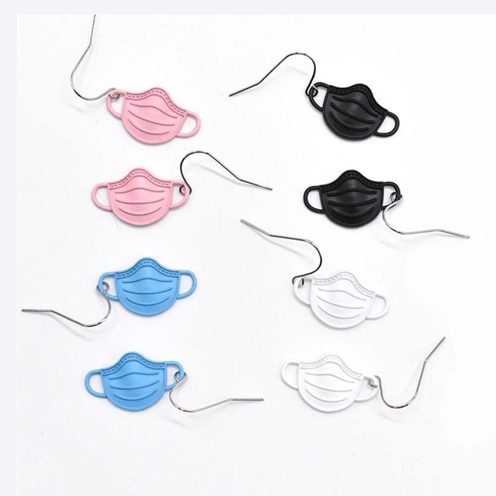 Bông Tai Hợp Kim Hình Mặt Nạ VANES1 Thời Trang Cho Nữ