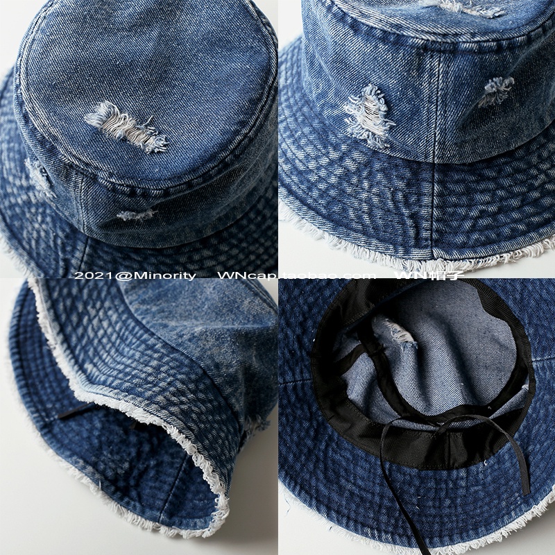 Mũ Tai Bèo Thiết Kế Rách Phong Cách Retro Nhật Bản Thời Trang Mùa Hè Cho Nam