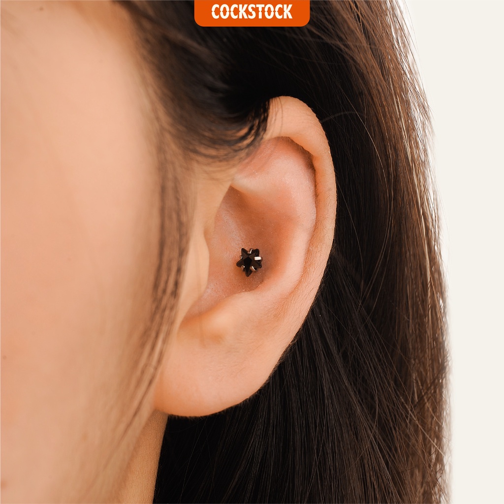 Khuyên tai đá Star Diamond CockStock