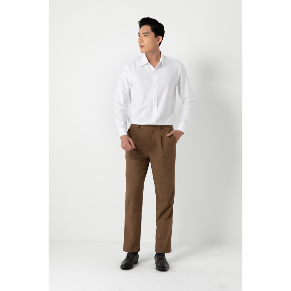 Áo sơ mi nam màu Trắng IVY moda MS 17E3104