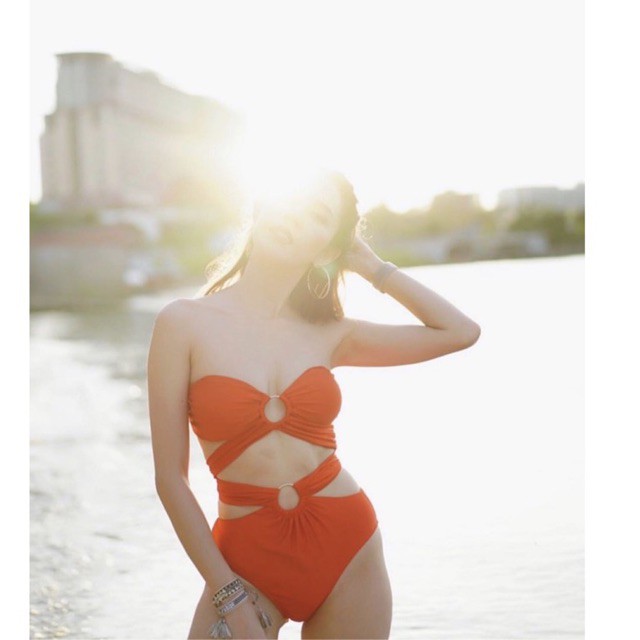 Bộ bơi nữ , bikini 1 mảnh liền thân thắt đan eo sexy