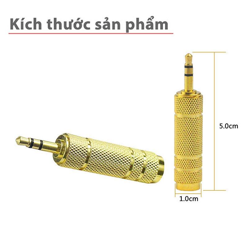 Đầu chuyển 6.5 sang 3.5 stereo 1 chiếc - 6.35mm to 3.5mm stereo