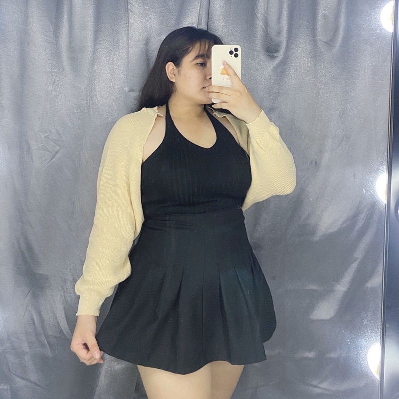 Áo khoác len croptop