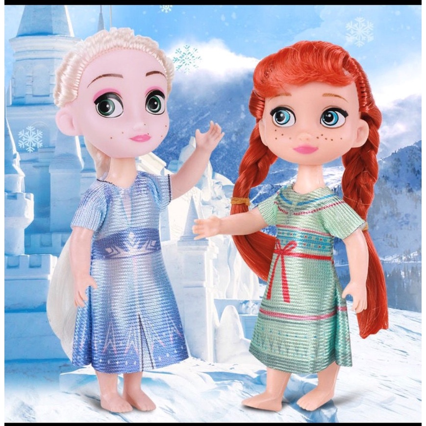 [Hàng mới về] Combo 6 Búp bê Frozen 2 Elsa và Anna cho bé