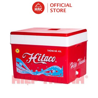 Thùng đá 45l Hitaco có tay cầm chắc chắn, giữ nhiệt 20-48h