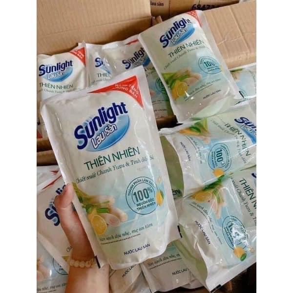 TÚI 700G NƯỚC LAU SÀN HƯƠNG CHANH SẢ ĐUỔI MUỖI SUNLIGHT THƠM DỊU