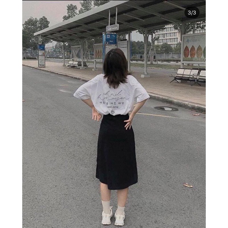Chân váy xẻ lưng thun kèm quần | BigBuy360 - bigbuy360.vn