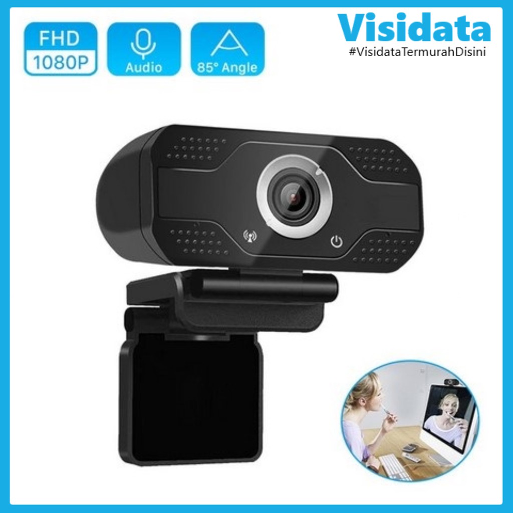 Webcam Fhd 1080p 85 Góc Rộng 2mp 1920x1080p Kèm Micro Cho Pc Laptop