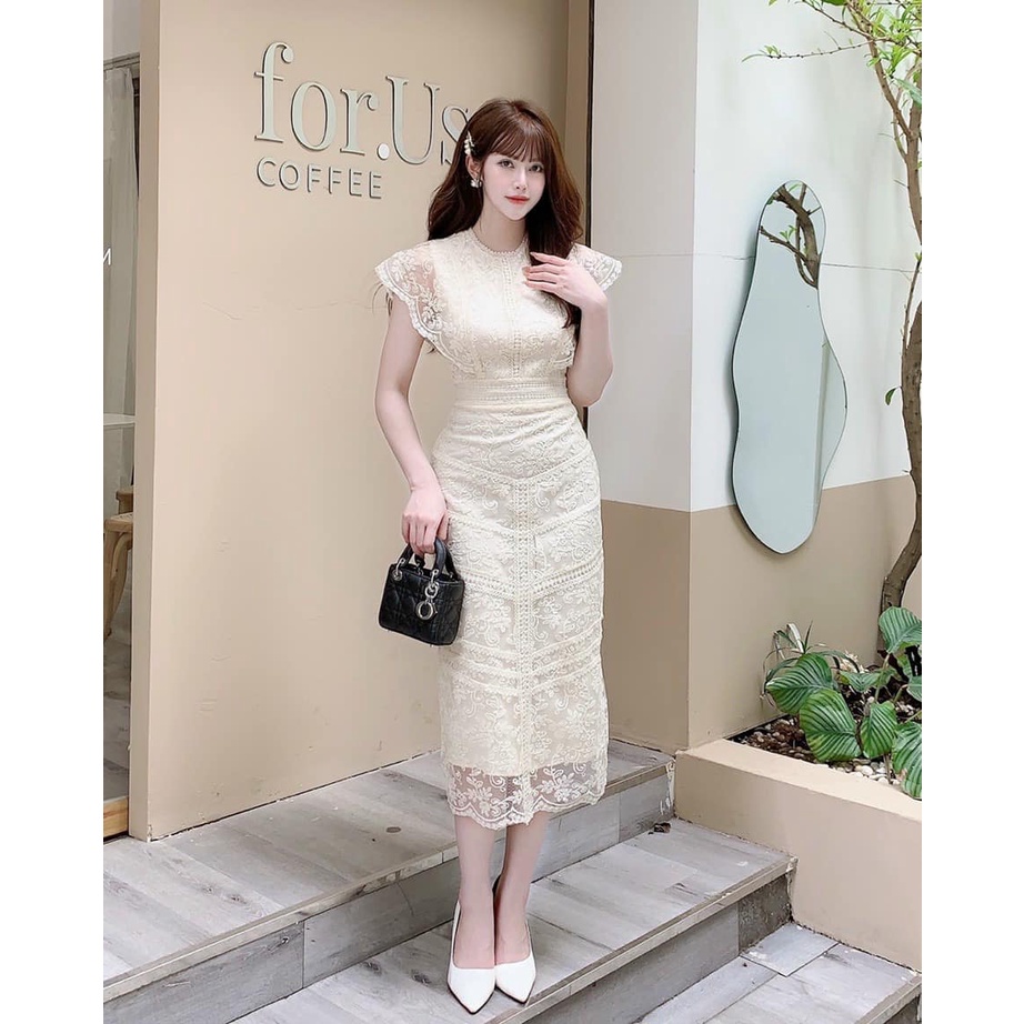 Váy Body ren tay siêy xinh