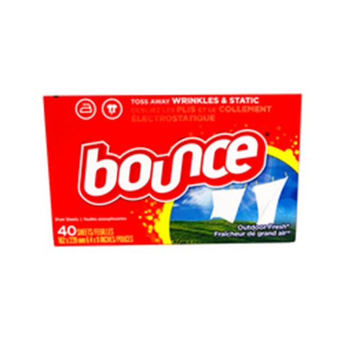 Giấy thơm Bounce Mỹ dùng cho máy giặt sấy (hộp 40 tờ ),an toàn cho sức khỏe,hương thơm kéo dài