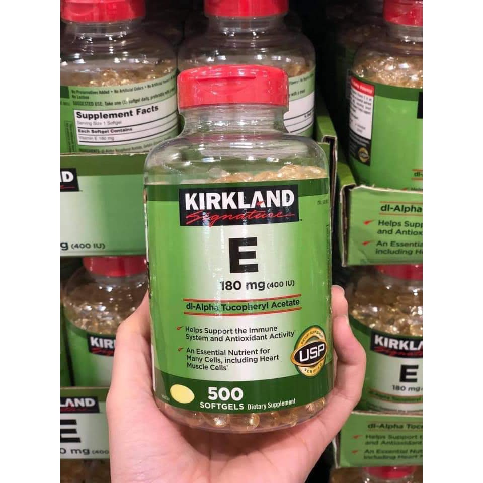 Vitamin E 400 IU 500 Viên Kirkland Của Mỹ