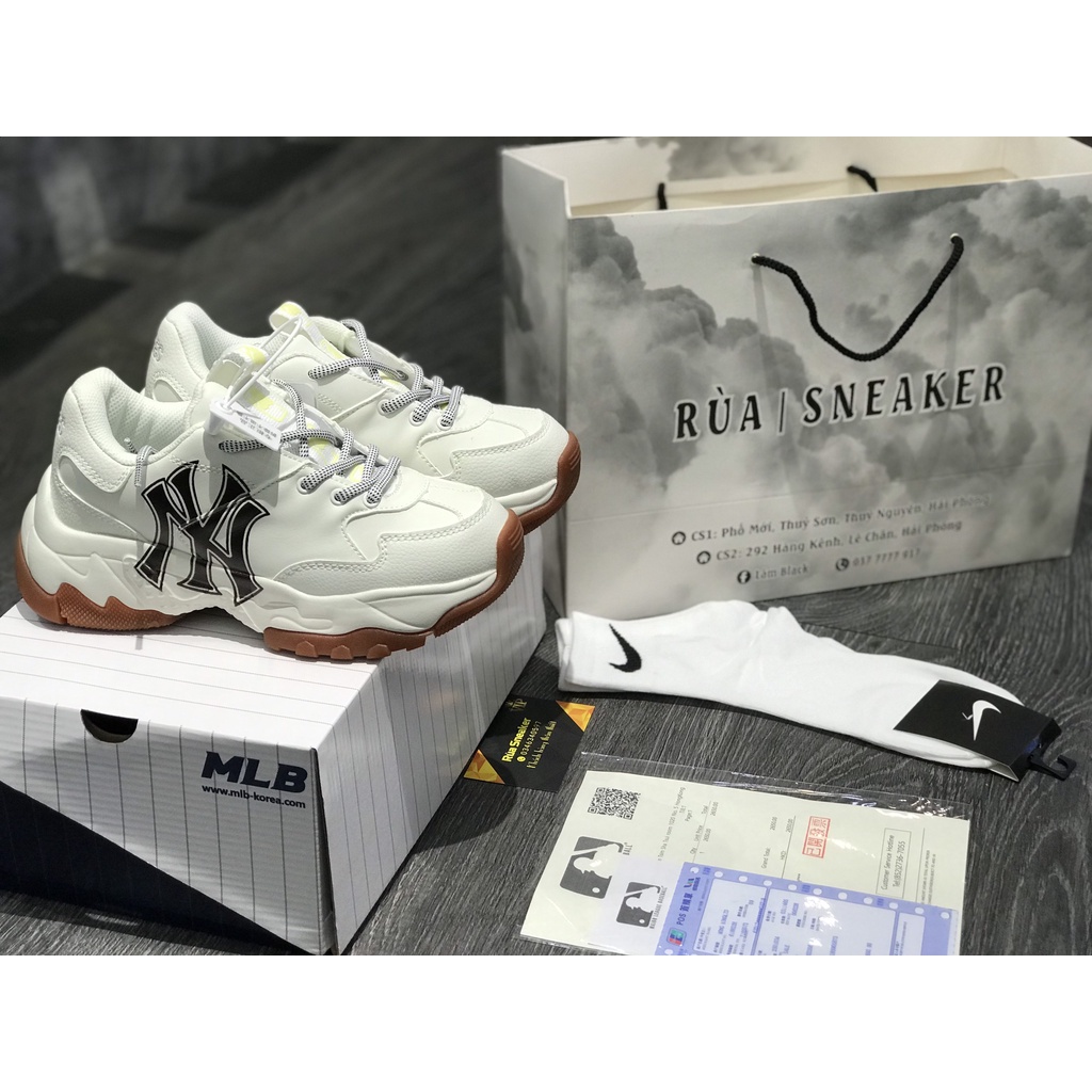 Siêu Phẩm Giày Thể Thảo Sneaker MLL.B NYY. Đế Nâu Đế Tách Lớp SIêu Xinh Cao Cấp Ảnh Thật + freeship + Tặng Tất