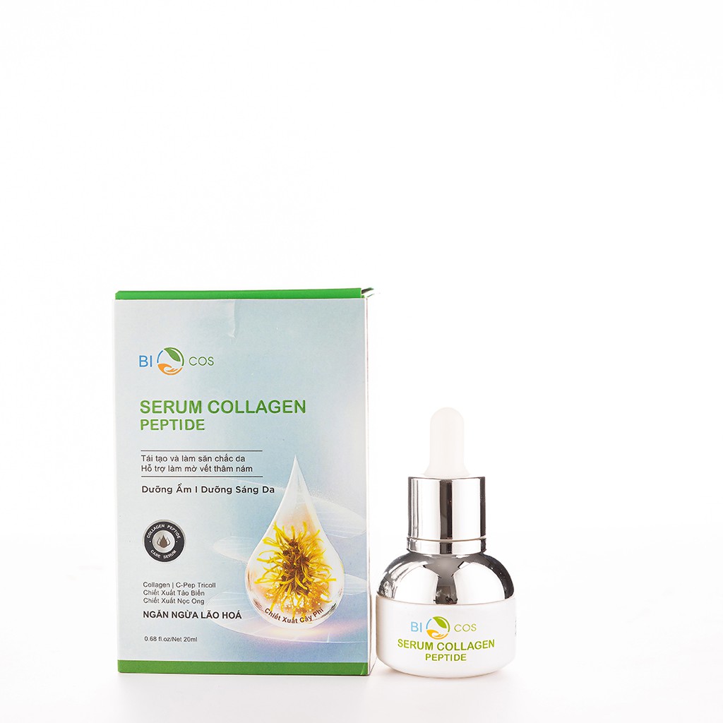 Serum Collagen Peptide Dưỡng Ẩm Và Làm Mềm Da, Tái Tạo Da Làm Mờ Thâm Nám BIO COSMETICS (20ml). | BigBuy360 - bigbuy360.vn