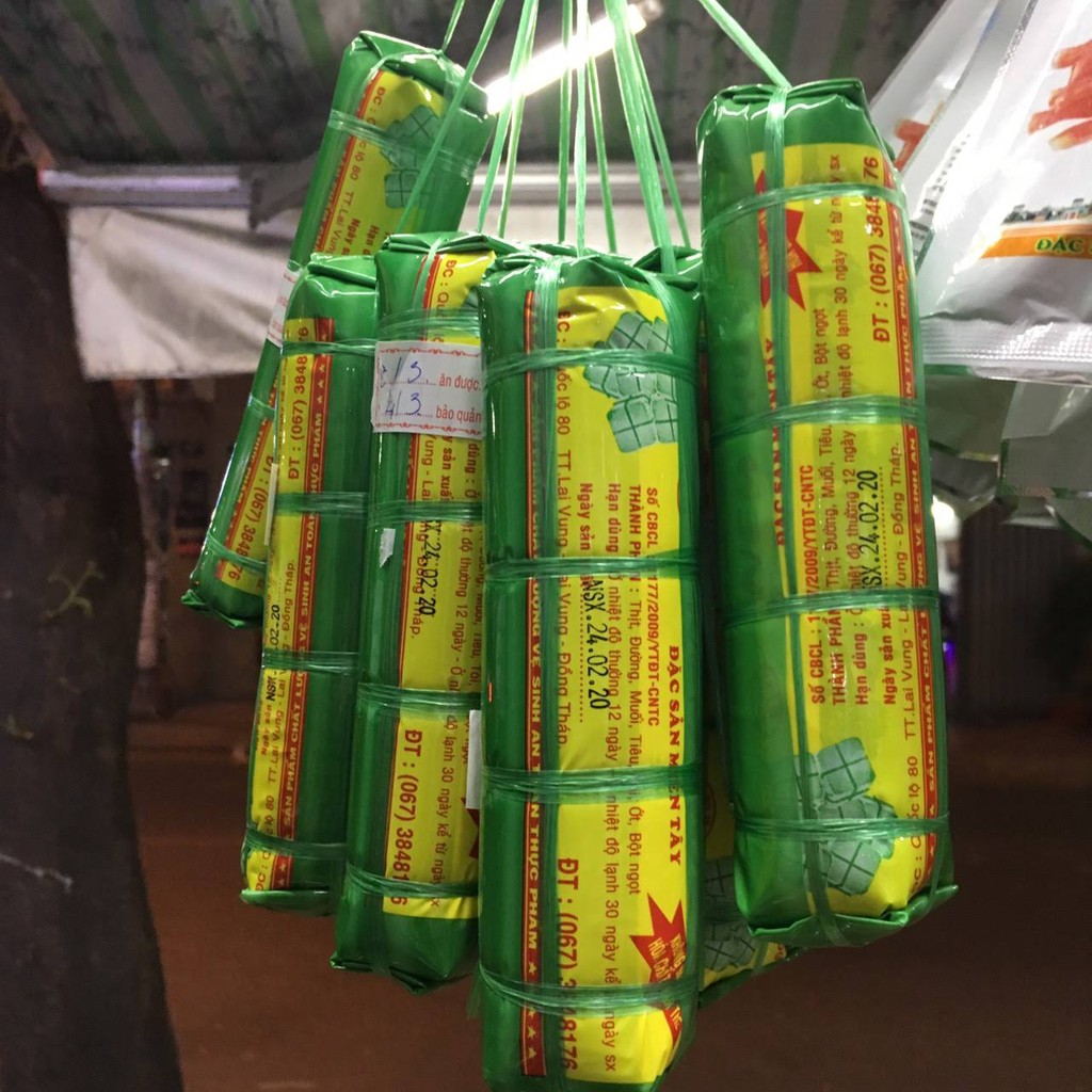 Nem chua Lai Vung chuẩn vị miền Tây số lượng 10 cái