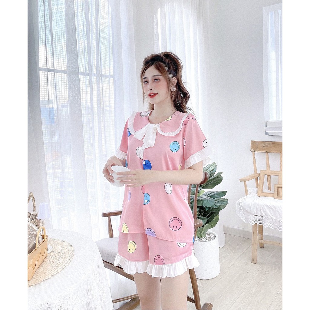 Phần 6_Đồ Mặc Nhà Pijama Lụa Latin Quần ĐÙI Freesize - Form Tiểu Thư | WebRaoVat - webraovat.net.vn