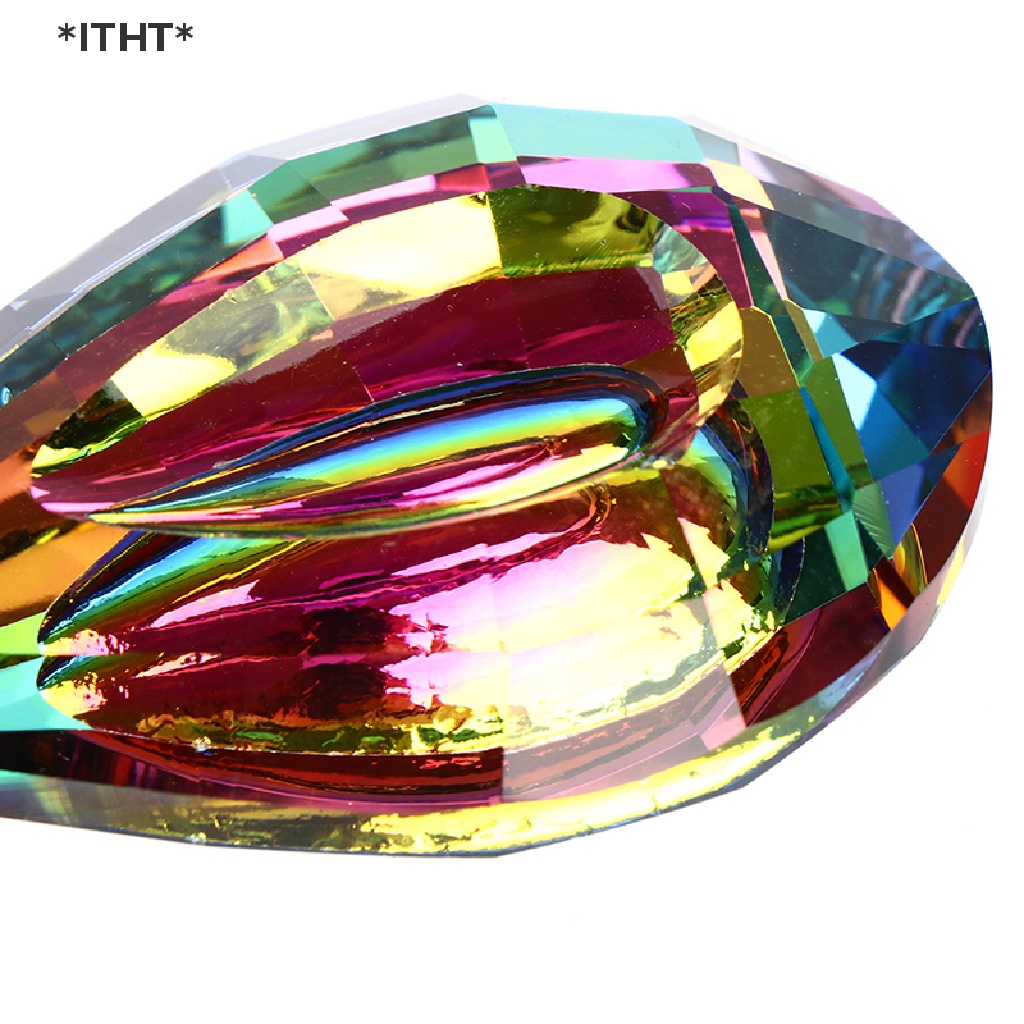 [ITHT] Lăng Kính Pha Lê Treo Trang Trí Cửa Sổ / Đèn Chùm AB Màu Sắc