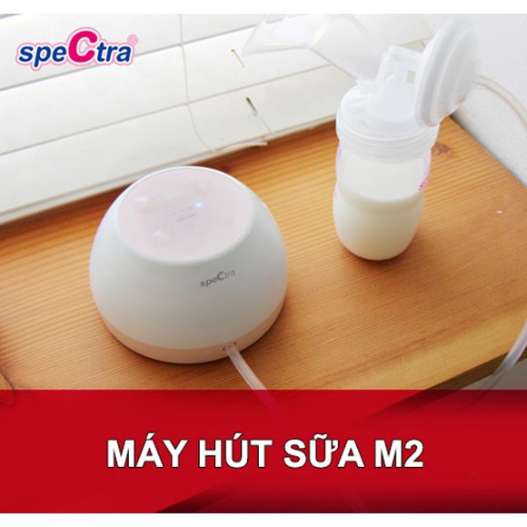 Máy hút sữa Spectra M1 Tặng bộ phụ kiện nâng cấp thành  hút đôi có pin sạc