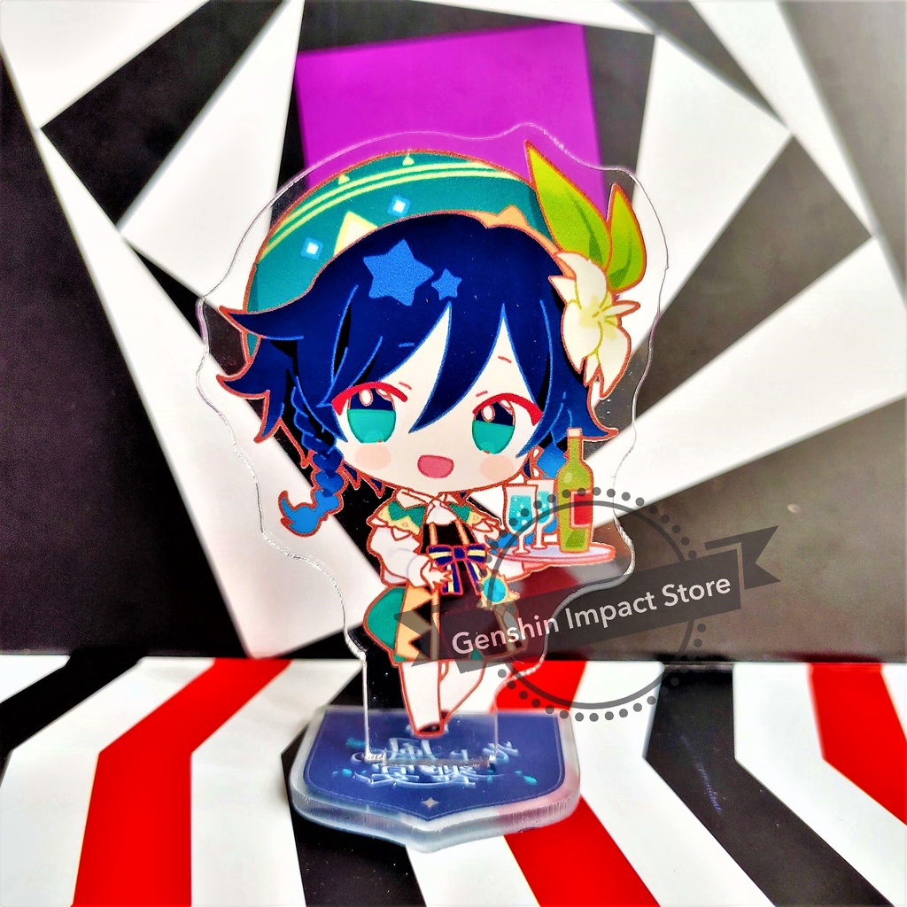 Mô hình standee nhân vật VENTI game Genshin Impact mẫu nhà hàng