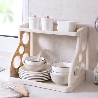 Kệ gia vị, kệ để đồ dùng nhà bếp 2 tầng kèm kệ đựng thớt , kệ đụng giao kéo (NC39)