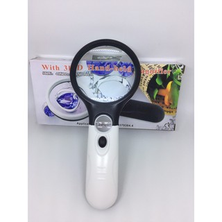 Kính lúp đa năng Magnifier độ phóng đại 45X có đèn LED hỗ trợ