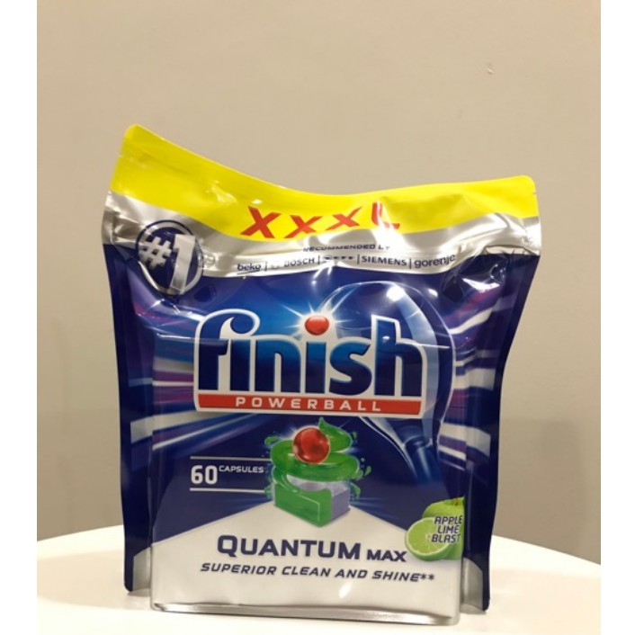 Viên rửa bát chén Finish Quantum 50 viên
