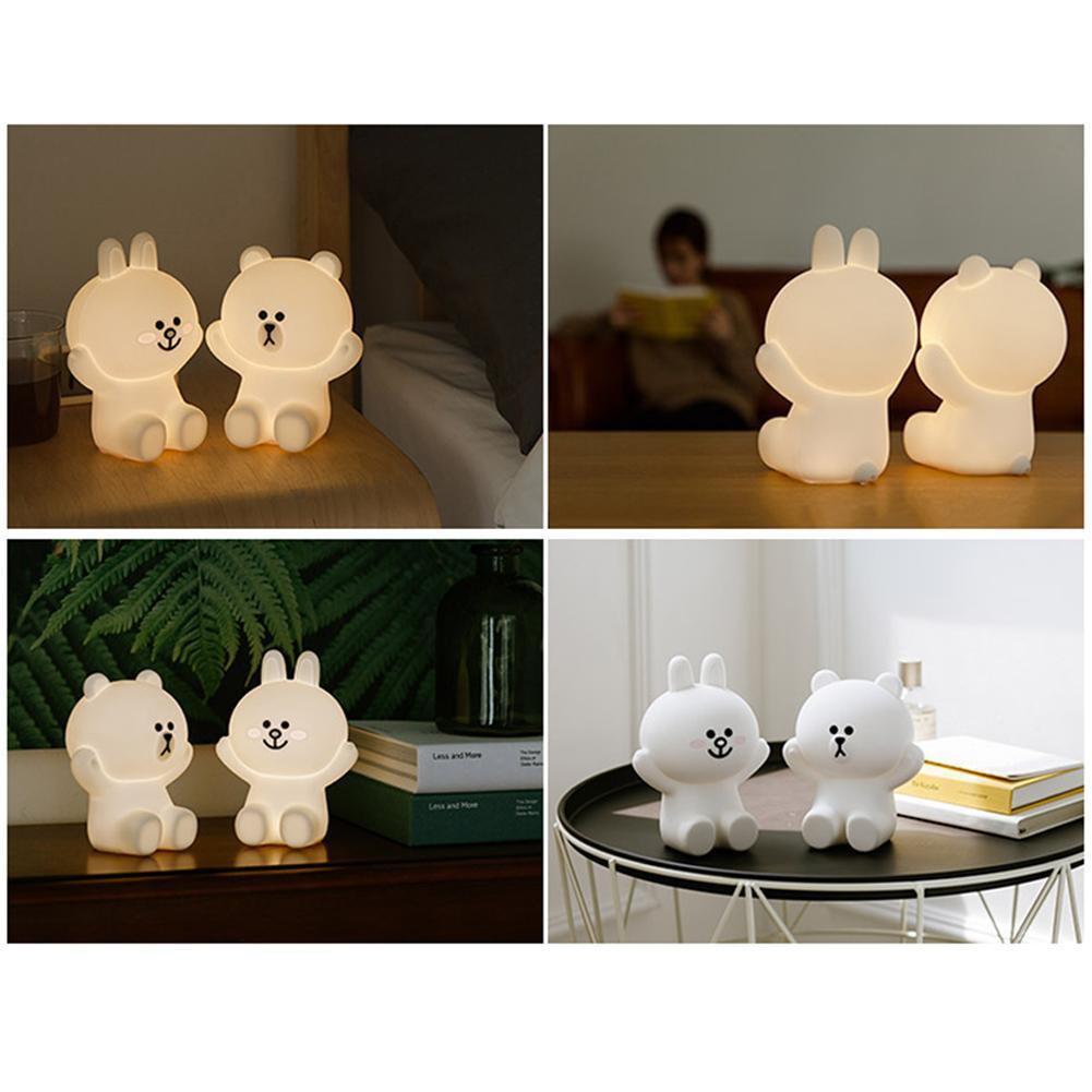 Đèn Ngủ Led Hình Thỏ Cony Dễ Thương Cho Bé
