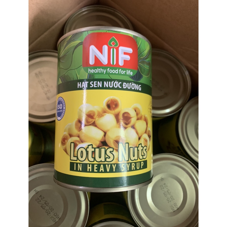 Hạt sen nước đường Nif - Lon 560gr