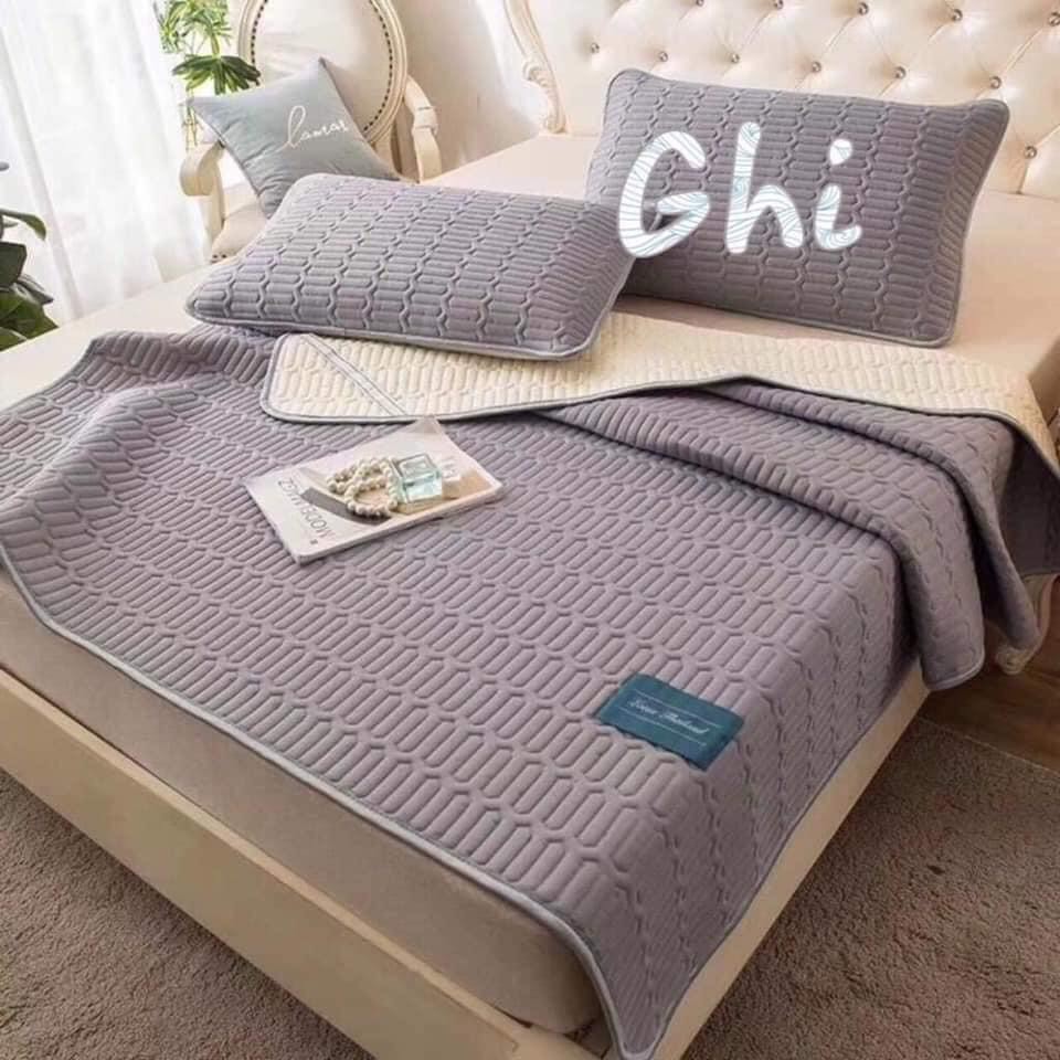 Chiếu điều hoà cao su non latex Emmi Bedding, chiếu chất liệu mủ cao su m6 x 2m, m8 x 2m , 2m x 2m2