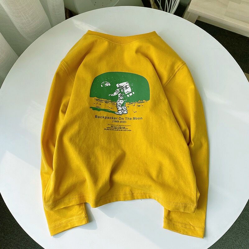 Áo Thun Cotton Tay Dài Phong Cách Mới Dành Cho Bé Trai 2022