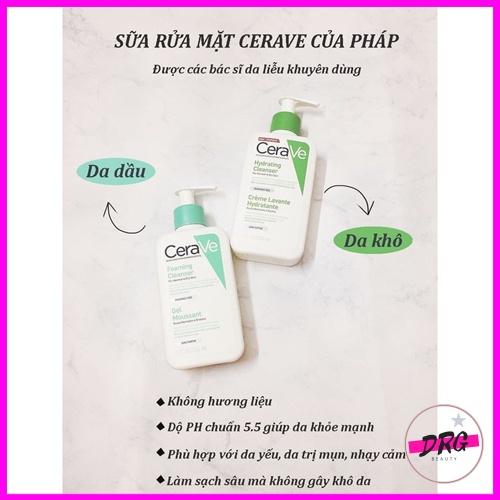 [CERAVE PHÁP] Sữa rửa mặt Cerave Xanh Dương, Xanh Lá Chính hãng Pháp | BigBuy360 - bigbuy360.vn