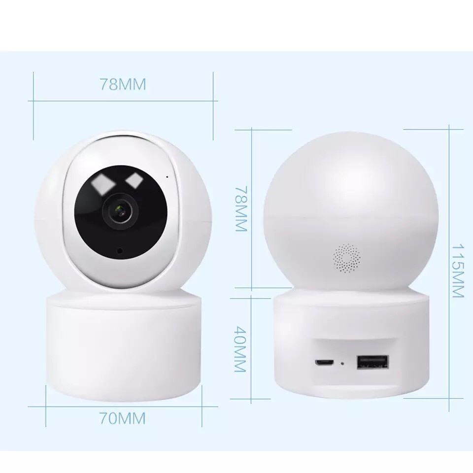 Camera WiFi Carecam YH200 2.0MP FHD 1080P Siêu Nét, Kèm Thẻ Nhớ