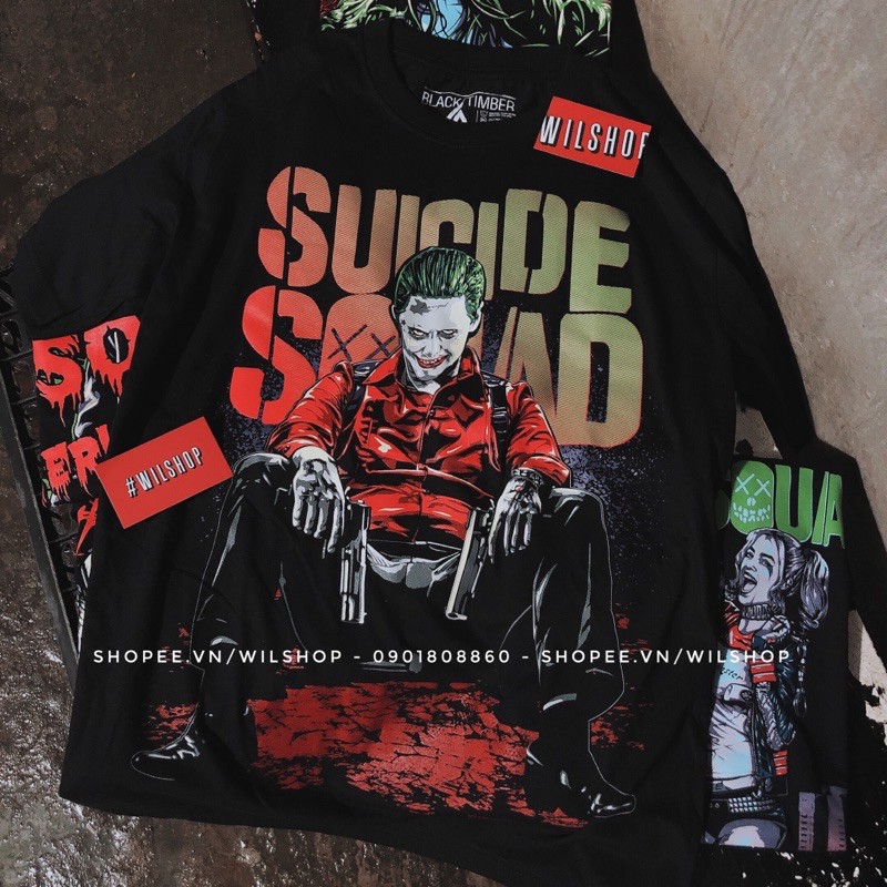 ÁO DC - JOKER - SUICIDE SQUAD - ÁO IN 3D UNISEX CỰC CHẤT