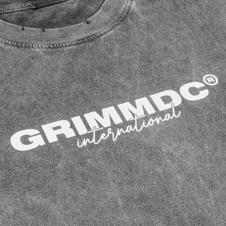 Grimm DC Áo Signature Destroyed collection | Worldwide tee // Grey