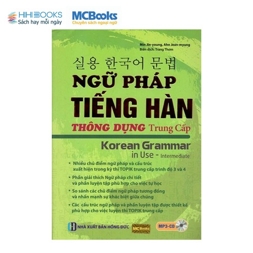 Sách - Ngữ pháp tiếng Hàn thông dụng  - trung cấp