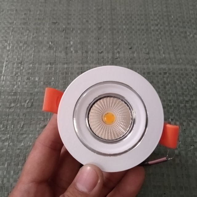 Đèn led rọi âm trần 5W phi  khoét 42mm đến 60mm -Ánh sáng vàng-3000k