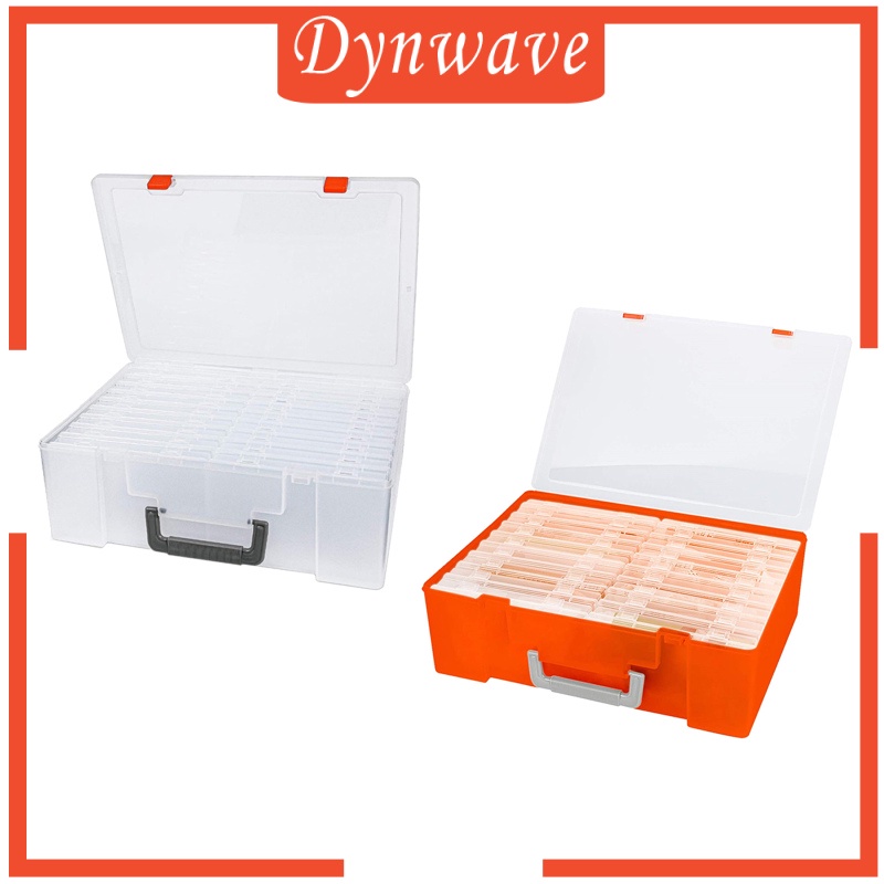 [DYNWAVE]Photo Storage Box 4x6&quot; Crafts Seeds Stickers Cards Case Container