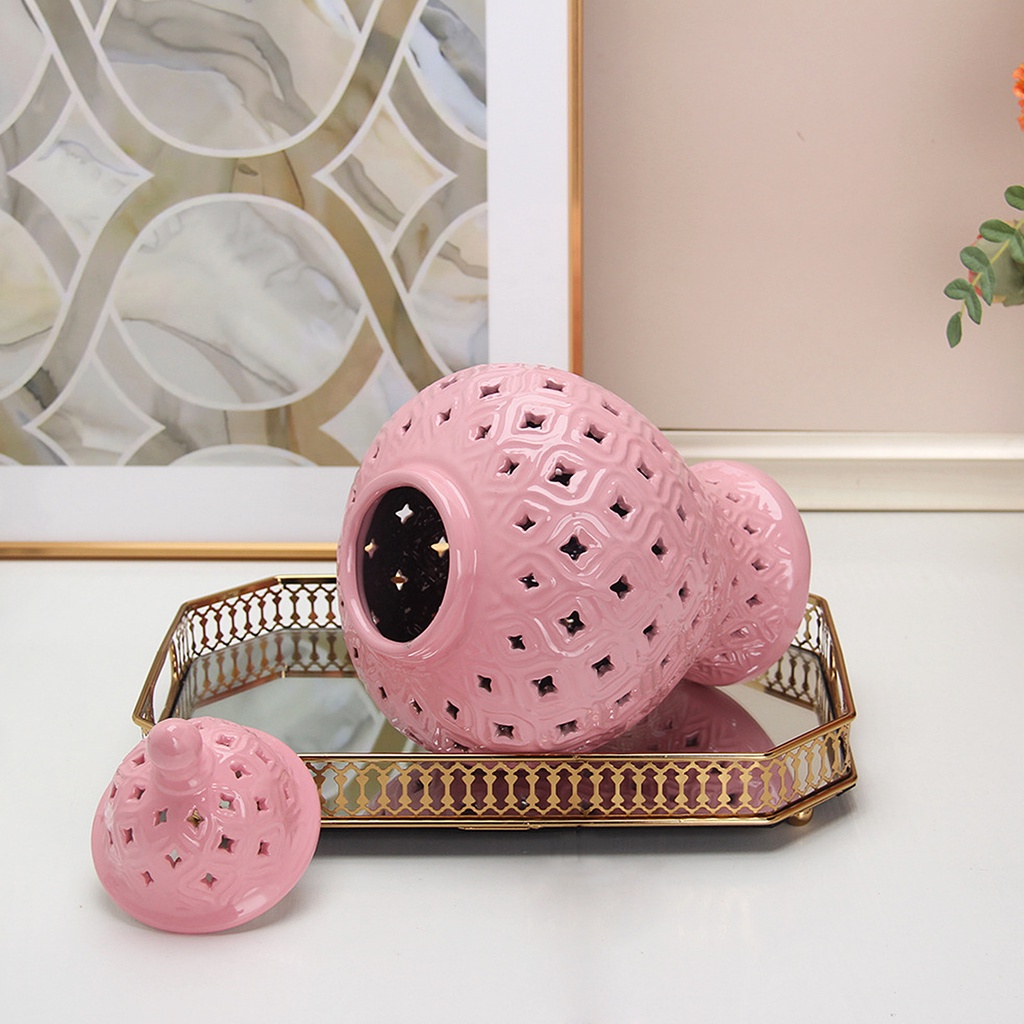 [Dolity2] Lọ Gốm Đựng Gừng / Hoa Sắp Xếp Gọn Gàng