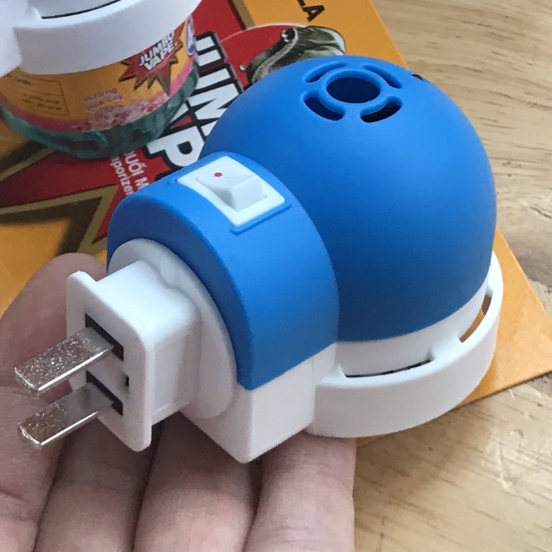 Đèn Xông Đuổi Muỗi JUMPO VAPE Hương Hoa Tặng Kèm Tinh Dầu Hương Sả
