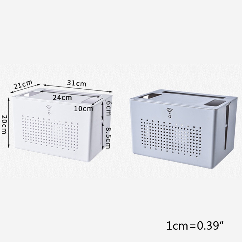 Hộp Đựng Bộ Định Tuyến Wifi Hai Tầng Không Dây Để Bàn Sắp Xếp Gọn Gàng