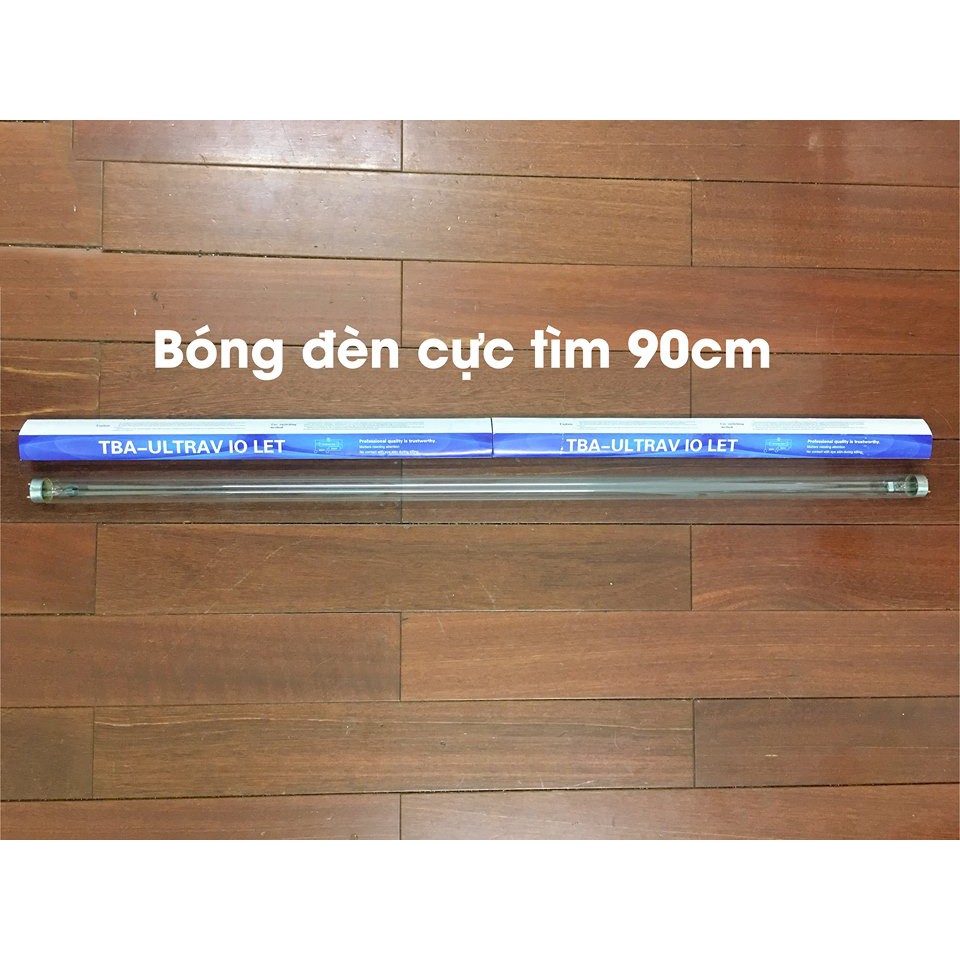 Đèn UV Đèn Cực Tia Tím Diệt Khuẩn Không Khí [COMBO Máng + Bóng UV 90cm ]