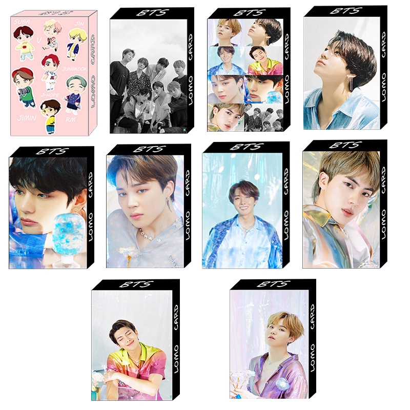 Hộp 30 Ảnh Hình Nhóm Nhạc Bts