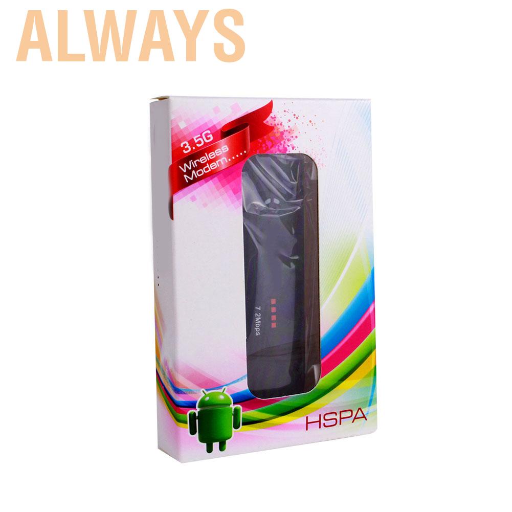 Usb modern 7.2Mbps thẻ Tf Sim không dây 3G chất lượng cao