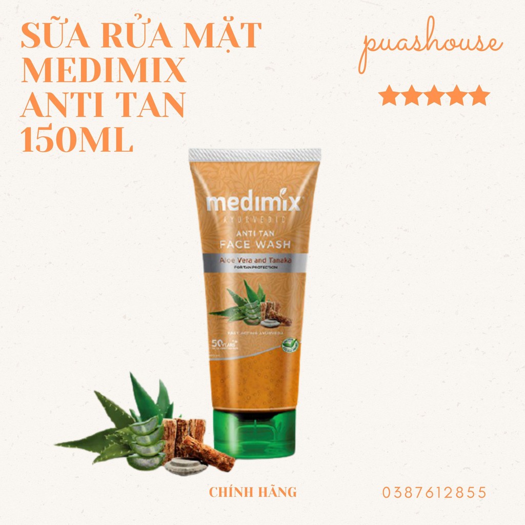 [CHÍNH HÃNG] SỮA RỬA MẶT ANTITAN MEDIMIX DƯỠNG ẨM DA 150ML