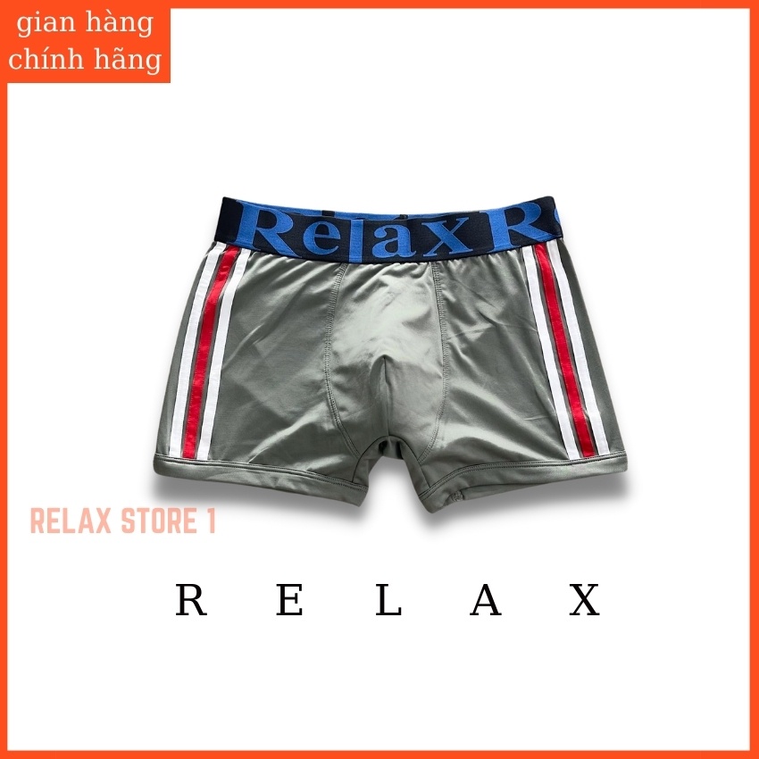 Quần lót nam boxer relax thun lanhj cao cấp , quần lót đùi nam relax , quần sịp đùi nam relax rltk07