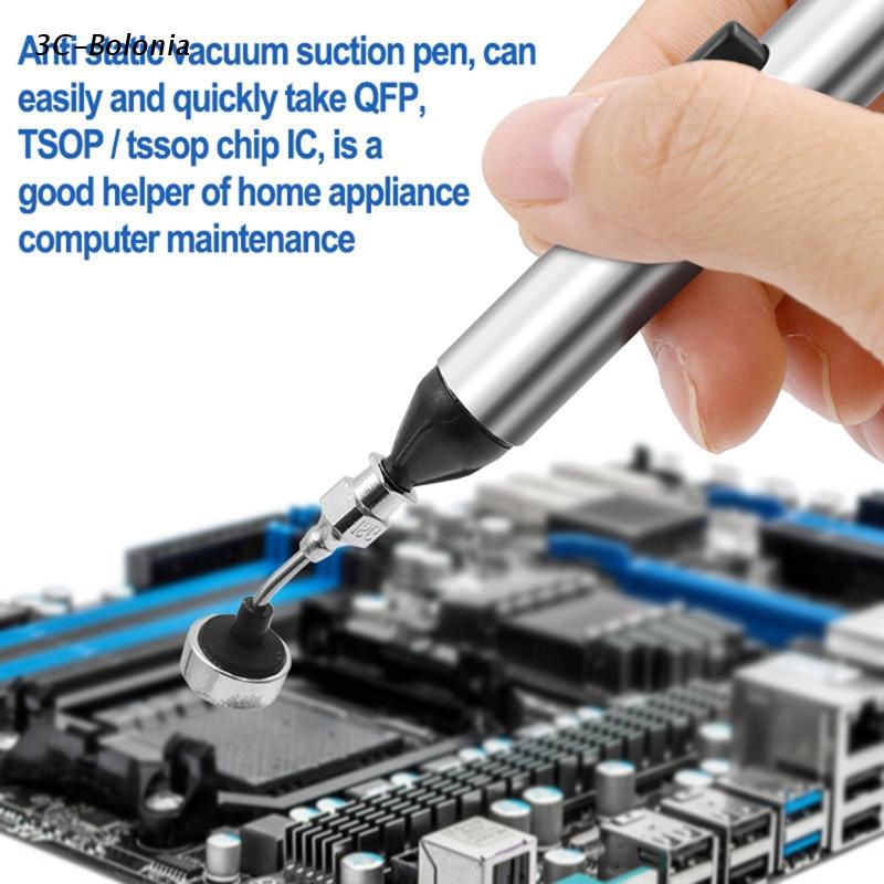 Dụng cụ bút hút IC SMD kèm 3 đầu hút chuyên dụng